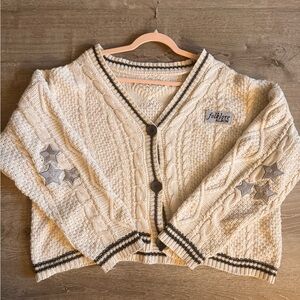 Taylor Swift Folklore Cream Cable Knit Cardigan